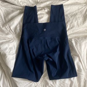 navy wonder unders lululemon